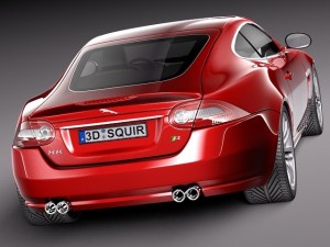 Jaguar XKR 2012 Model 3D