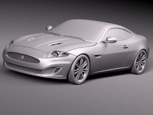 Jaguar XKR 2012 Model 3D