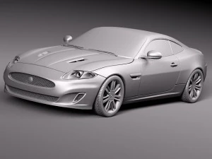 Jaguar XKR 2012 3D Model