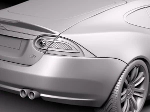Jaguar XKR 2012 3D Model