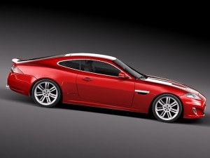 Jaguar XKR 2012 Model 3D