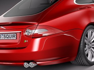 Jaguar XKR 2012 Model 3D