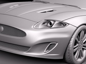 Jaguar XKR 2012 Model 3D
