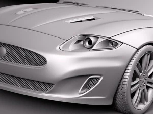 Jaguar XKR 2012 3D Model