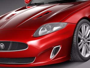 Jaguar XKR 2012 Model 3D