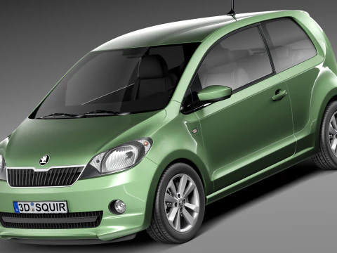 Skoda Citigo 2013 Modelo 3D