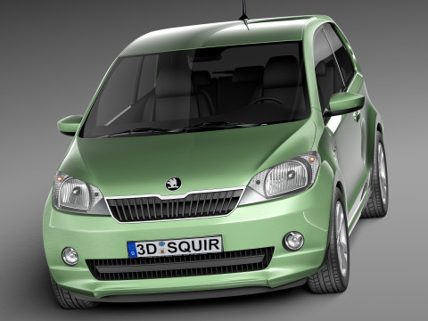 Skoda CitiGo 2013 Model 3D