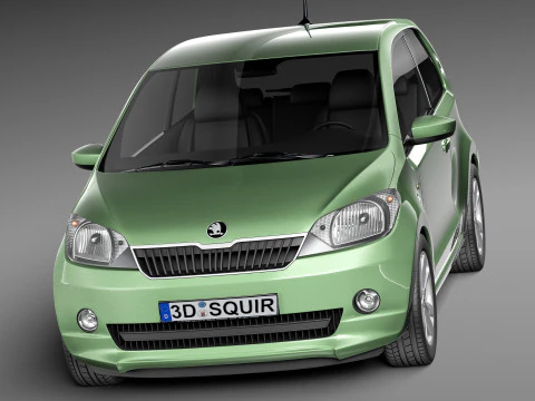 Skoda CitiGo 2013 3D Model