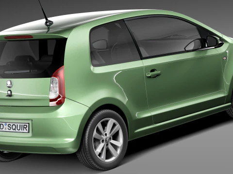 Skoda CitiGo 2013 3D Model