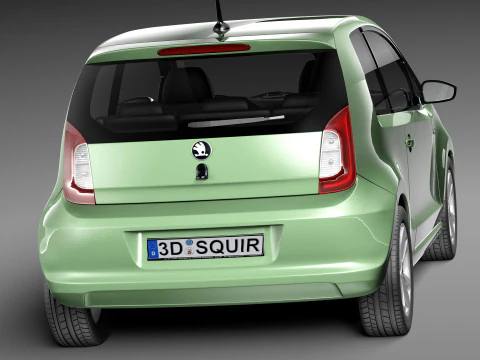 Skoda CitiGo 2013 3D Model