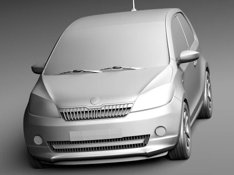 Skoda CitiGo 2013 3D Model