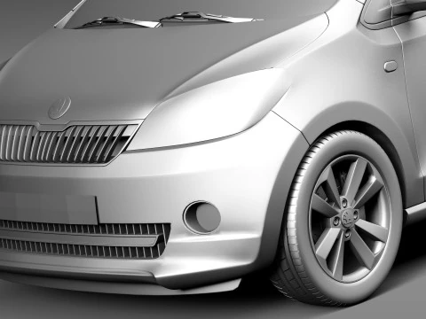 Skoda CitiGo 2013 3D Model