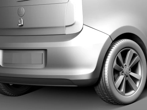 Skoda CitiGo 2013 3D Model