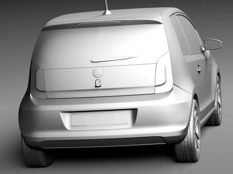 Skoda CitiGo 2013 3D Model