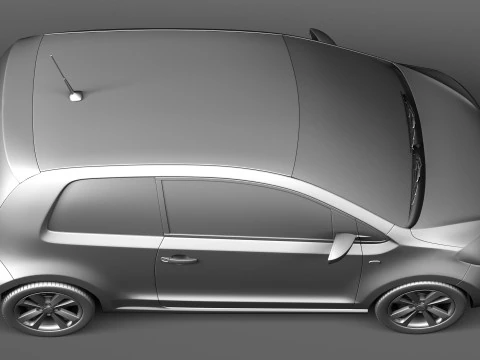 Skoda CitiGo 2013 3D Model