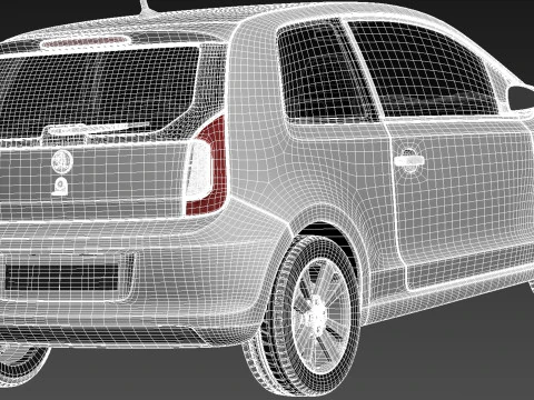 Skoda CitiGo 2013 3D Model