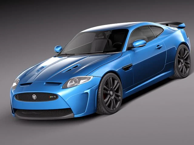 Jaguar XKR-S 2012 3D Model .c4d .max .obj .3ds .fbx .stl .blend