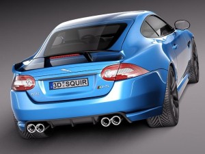 Jaguar XKR-S 2012 3D Model