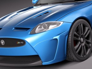 Jaguar XKR-S 2012 3D Model