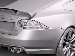 Jaguar XKR-S 2012 3D Model