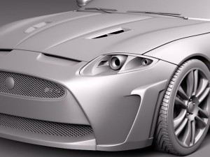 Jaguar XKR-S 2012 3D Model