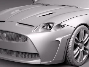Jaguar XKR-S 2012 3D Model