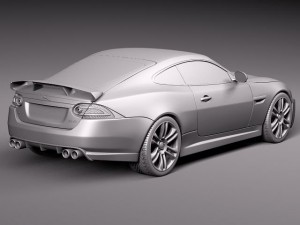 Jaguar XKR-S 2012 3D Model