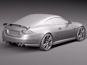 Jaguar XKR-S 2012 3D Model