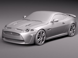 Jaguar XKR-S 2012 3D Model