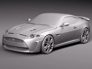 Jaguar XKR-S 2012 3D Model