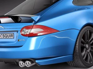 Jaguar XKR-S 2012 3D Model