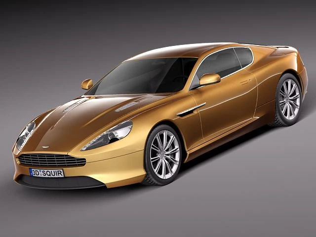 Aston Martin Virage 2012 3D Model .c4d .max .obj .3ds .fbx .stl .blend