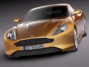 Aston Martin Virage 2012 3D 모델
