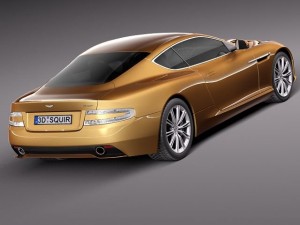 Aston Martin Virage 2012 3D 모델