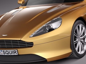 Aston Martin Virage 2012 3D 모델