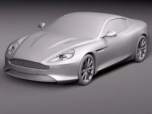 Aston Martin Virage 2012 3D Model