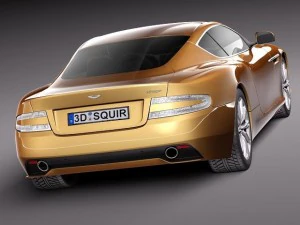 Aston Martin Virage 2012 3D Model