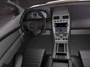 Aston Martin Virage 2012 3D Model