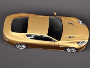 Aston Martin Virage 2012 3D 모델