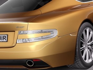 Aston Martin Virage 2012 3D 모델