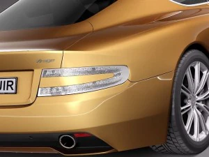 Aston Martin Virage 2012 3D Model