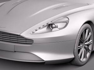 Aston Martin Virage 2012 3D 모델