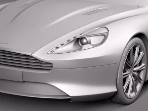 Aston Martin Virage 2012 3D Model