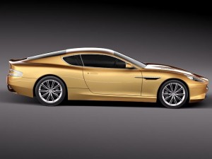 Aston Martin Virage 2012 3D 모델