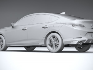 Acura Integra A-Spec 2023 3D Model