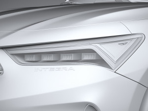 Acura Integra A-Spec 2023 3D Model