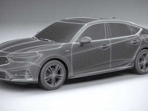 Acura Integra A-Spec 2023 3D Model