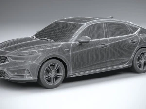 Acura Integra A-Spec 2023 3D Model