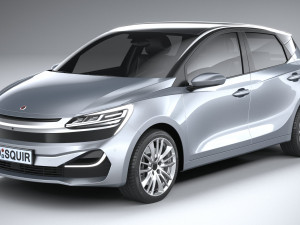 Generic Hatchback v2 2022 3D Модель
