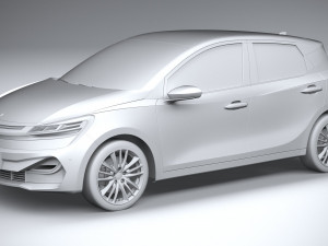 Generic Hatchback v2 2022 3D Модель